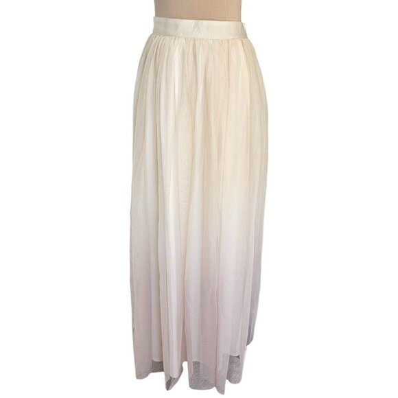 Lauren Conrad Runway Light Ombre Tule Long Length Skirt Sz 4 - Picture 4 of 8